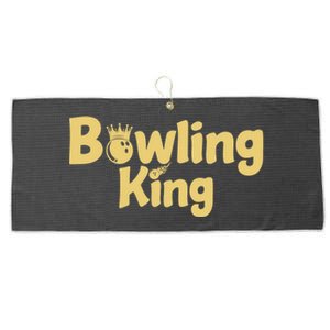 Bowling King Bowling Ball Bowlingpin Gift Large Microfiber Waffle Golf Towel