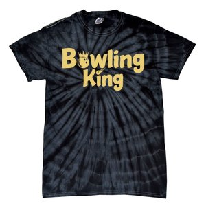 Bowling King Bowling Ball Bowlingpin Gift Tie-Dye T-Shirt