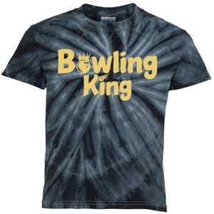 Bowling King Bowling Ball Bowlingpin Gift Kids Tie-Dye T-Shirt