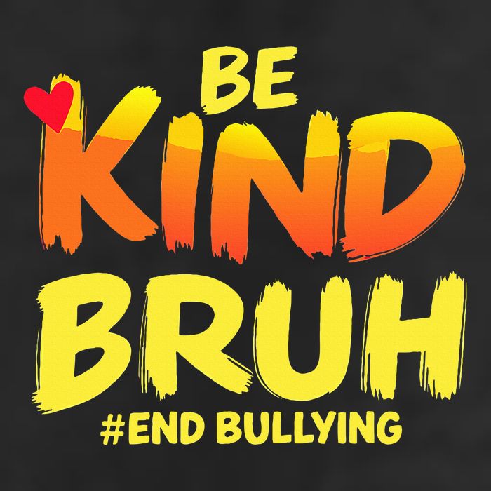 Be Kind Bruh Anti Bullying Awareness Motivational Design Adult Drive Performance Visor
