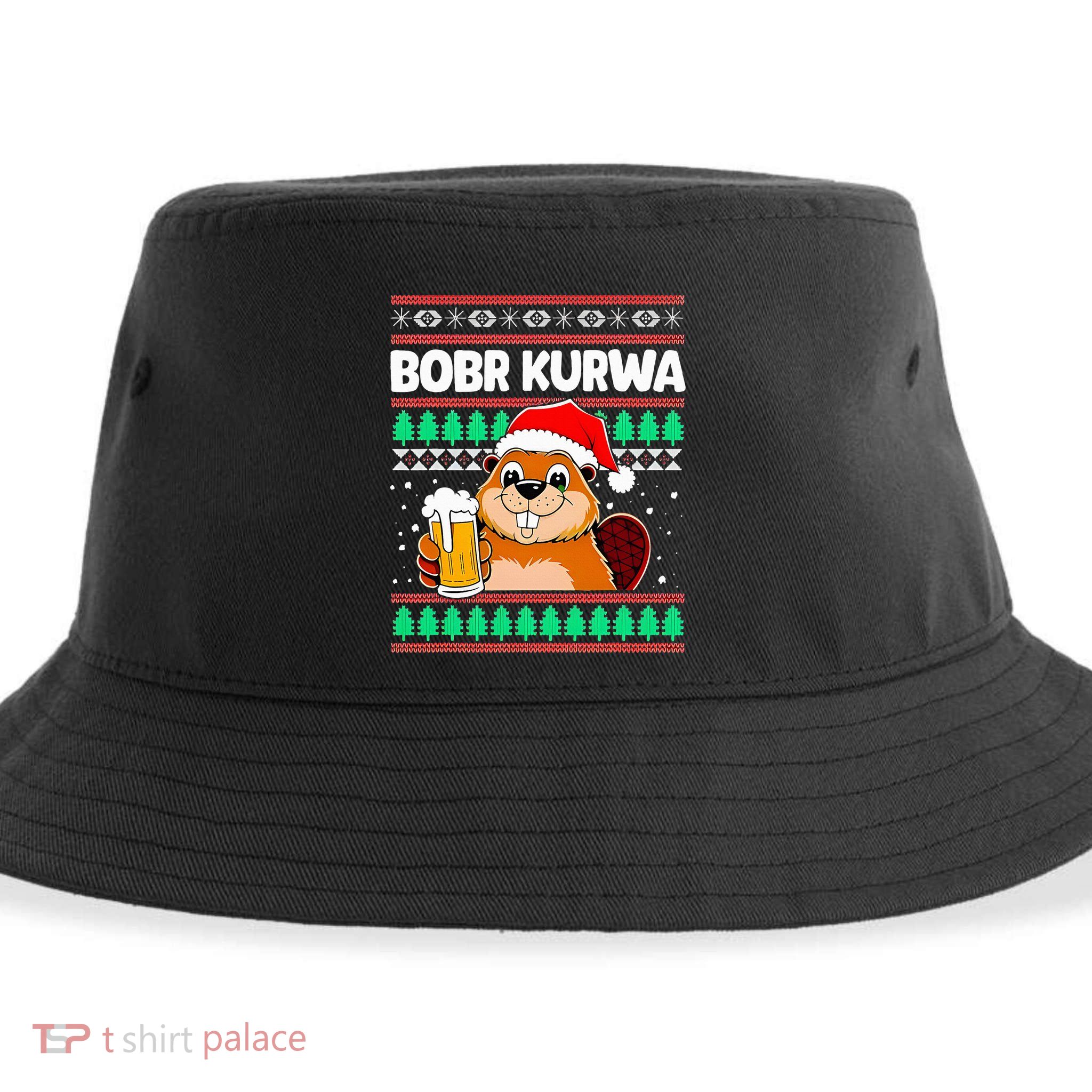 Bobr Kurwa Bober X Xmas Christmas Beer Sustainable Bucket Hat