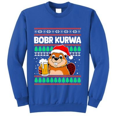 Bobr Kurwa Bober X Xmas Christmas Beer Sweatshirt