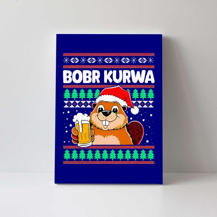 Bobr Kurwa Bober X Xmas Christmas Beer Canvas