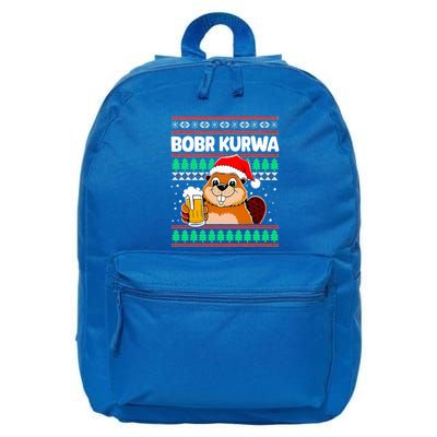 Bobr Kurwa Bober X Xmas Christmas Beer 16 in Basic Backpack