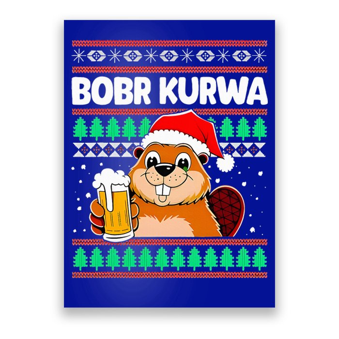 Bobr Kurwa Bober X Xmas Christmas Beer Poster