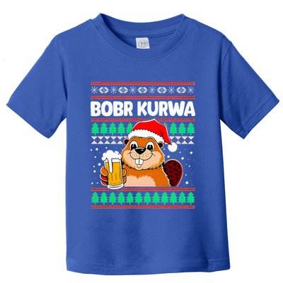 Bobr Kurwa Bober X Xmas Christmas Beer Toddler T-Shirt