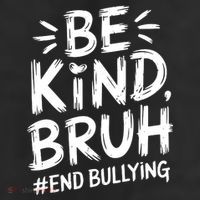 Be Kind Bruh Unity Day 2024 Orange Anti Bullying Awareness Microfiber Hand Towel