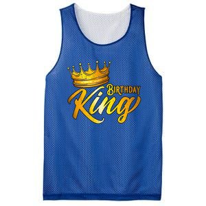 Birthday King Birthday Funny Birthday Mesh Reversible Basketball Jersey Tank