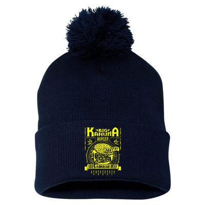 Big Kahuna Burger Pom Pom 12in Knit Beanie