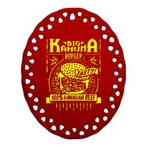 Big Kahuna Burger Ceramic Oval Ornament