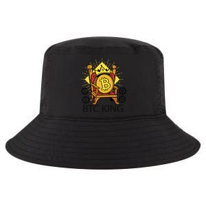 Bitcoin King Cool Comfort Performance Bucket Hat