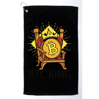 Bitcoin King Golf Towel