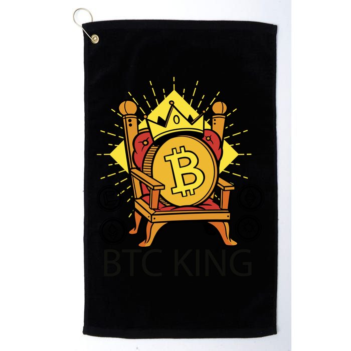 Bitcoin King Golf Towel