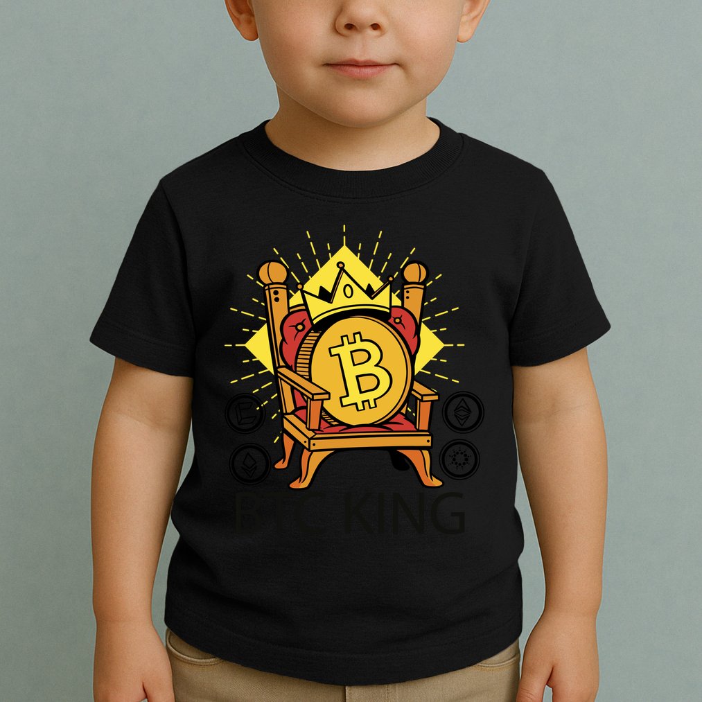 Bitcoin King Toddler T-Shirt