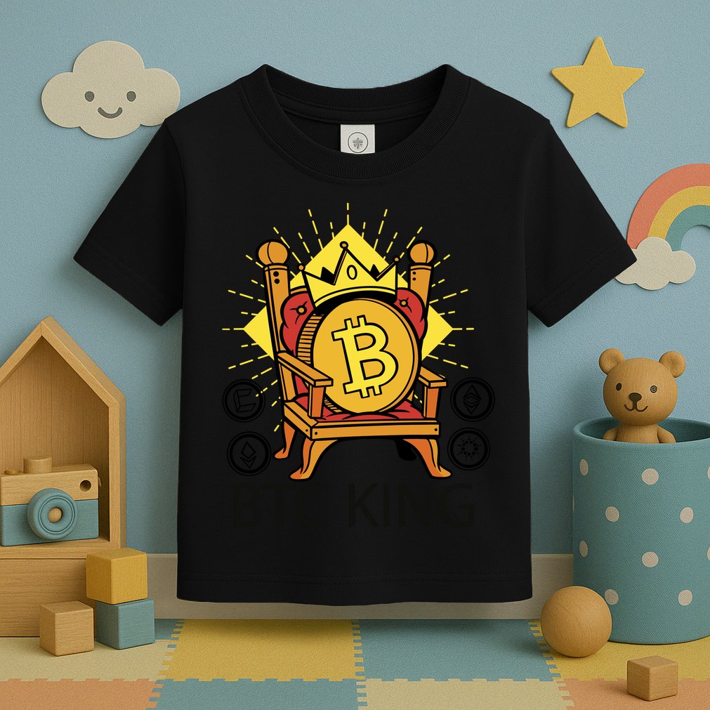 Bitcoin King Toddler T-Shirt