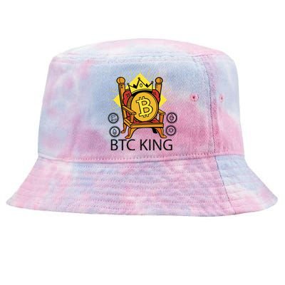 Bitcoin King Tie-Dyed Bucket Hat