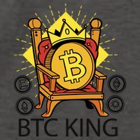 Bitcoin King Vector Backpack