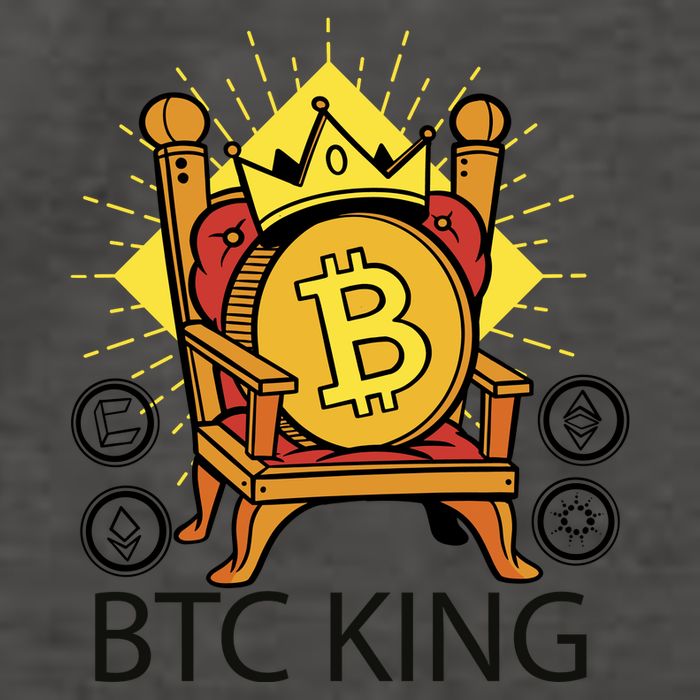 Bitcoin King Vector Backpack