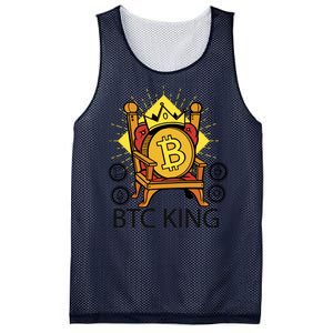 Bitcoin King Mesh Reversible Basketball Jersey Tank