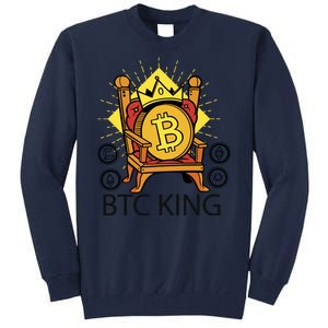 Bitcoin King Tall Sweatshirt