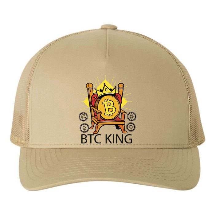 Bitcoin King Yupoong Adult 5-Panel Trucker Hat