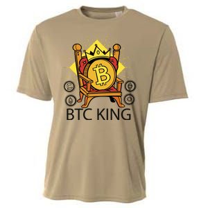 Bitcoin King Cooling Performance Crew T-Shirt