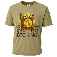 Bitcoin King Cooling Performance Crew T-Shirt