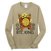 Bitcoin King Tall Long Sleeve T-Shirt