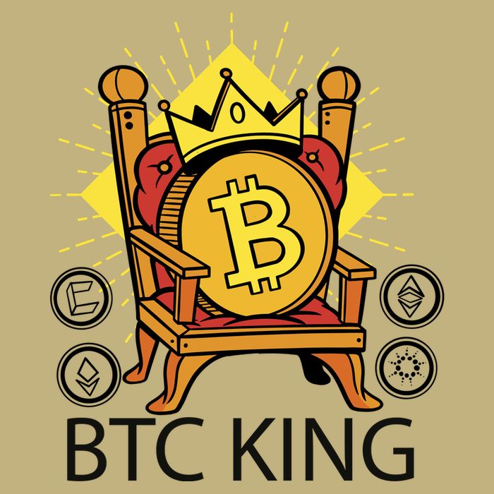 Bitcoin King Magnet
