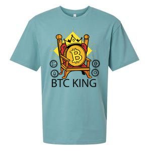 Bitcoin King Sueded Cloud Jersey T-Shirt