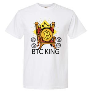 Bitcoin King Garment-Dyed Heavyweight T-Shirt