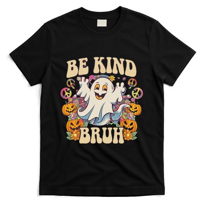 Be Kind Bruh Groovy Ghoul Unity Day Orange Women Halloween T-Shirt
