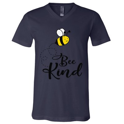 Be Kind Bee Kind Unity Day Orange Teacher Anti Bullying V-Neck T-Shirt