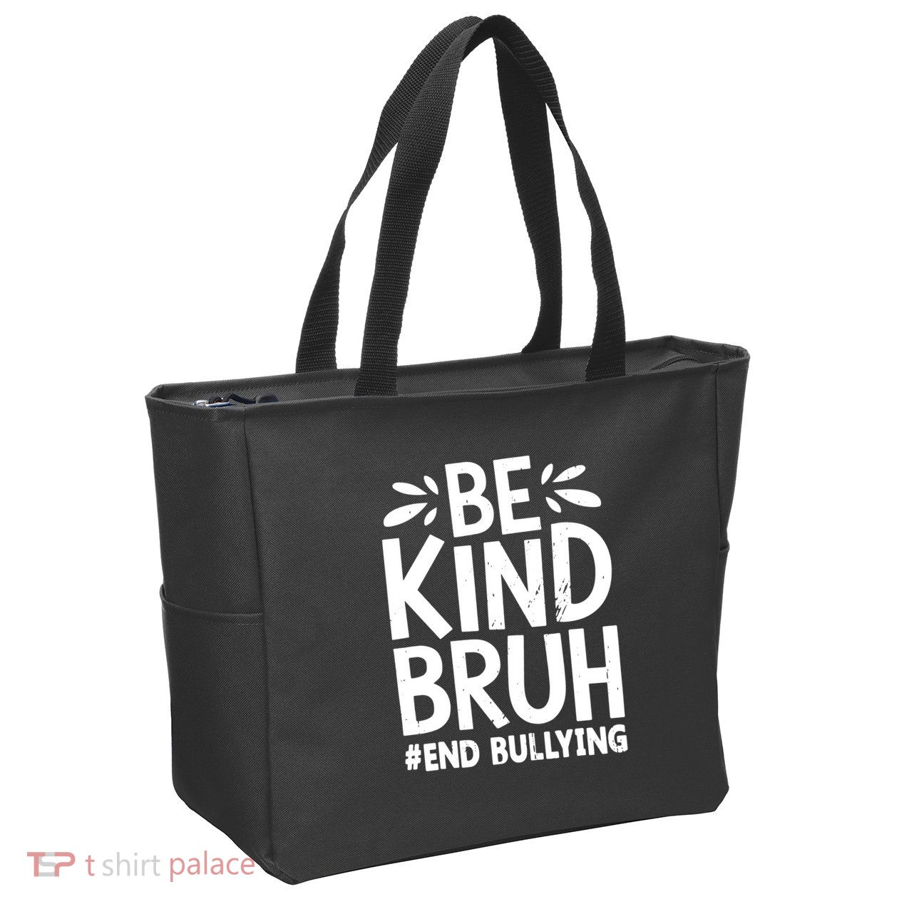 Be Kind Bruh Unity Day 2024 Orange Anti Bullying Awareness Zip Tote Bag