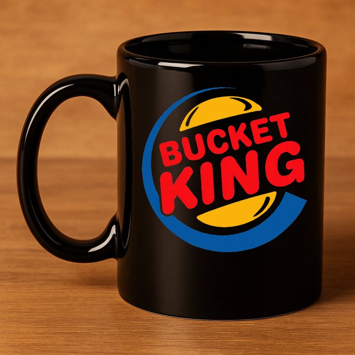 Bucket King Basketball Player Hoops Culture 11oz C Handle Ceramic Mug