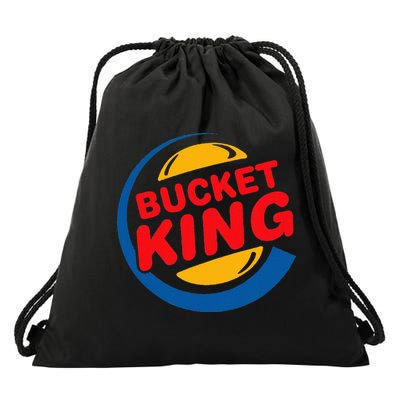 Bucket King Basketball Player Hoops Culture Drawstring Bag