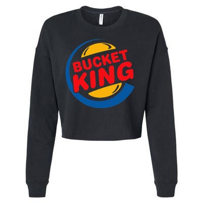 Bucket King Basketball Player Hoops Culture Cropped Pullover Crew