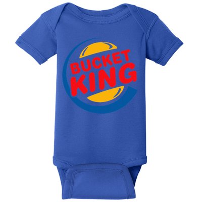 Bucket King Basketball Player Hoops Culture Baby Bodysuit