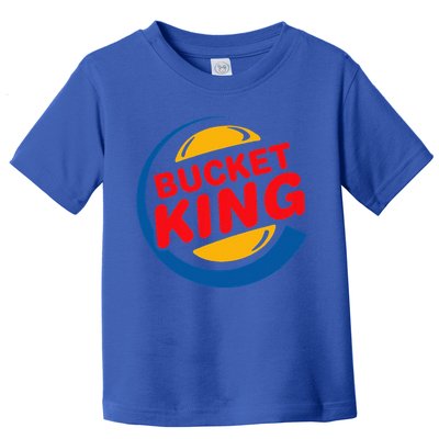 Bucket King Basketball Player Hoops Culture Toddler T-Shirt