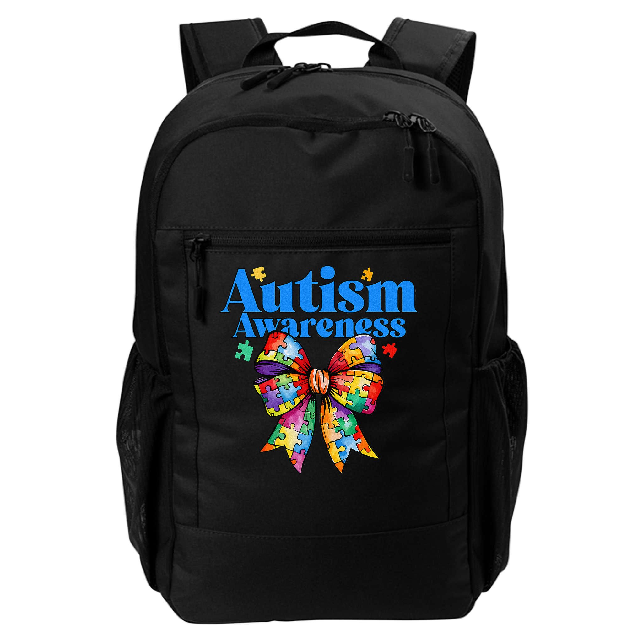 Be Kind Bow Autism Awareness Autism Support Love Backpack