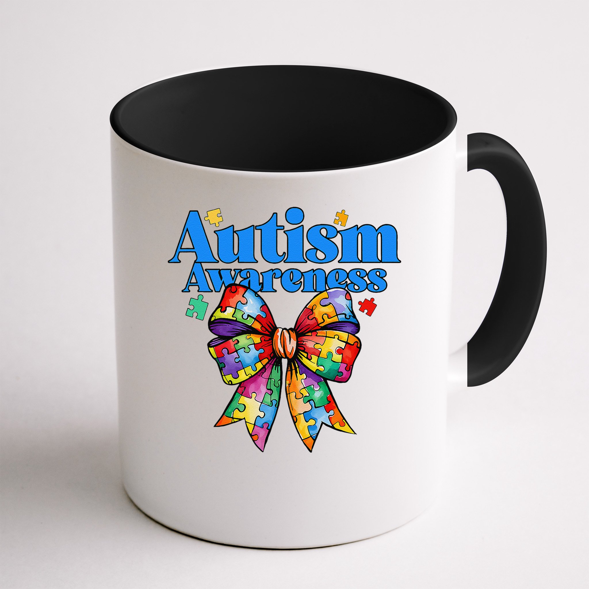 Be Kind Bow Autism Awareness Autism Support Love Mug