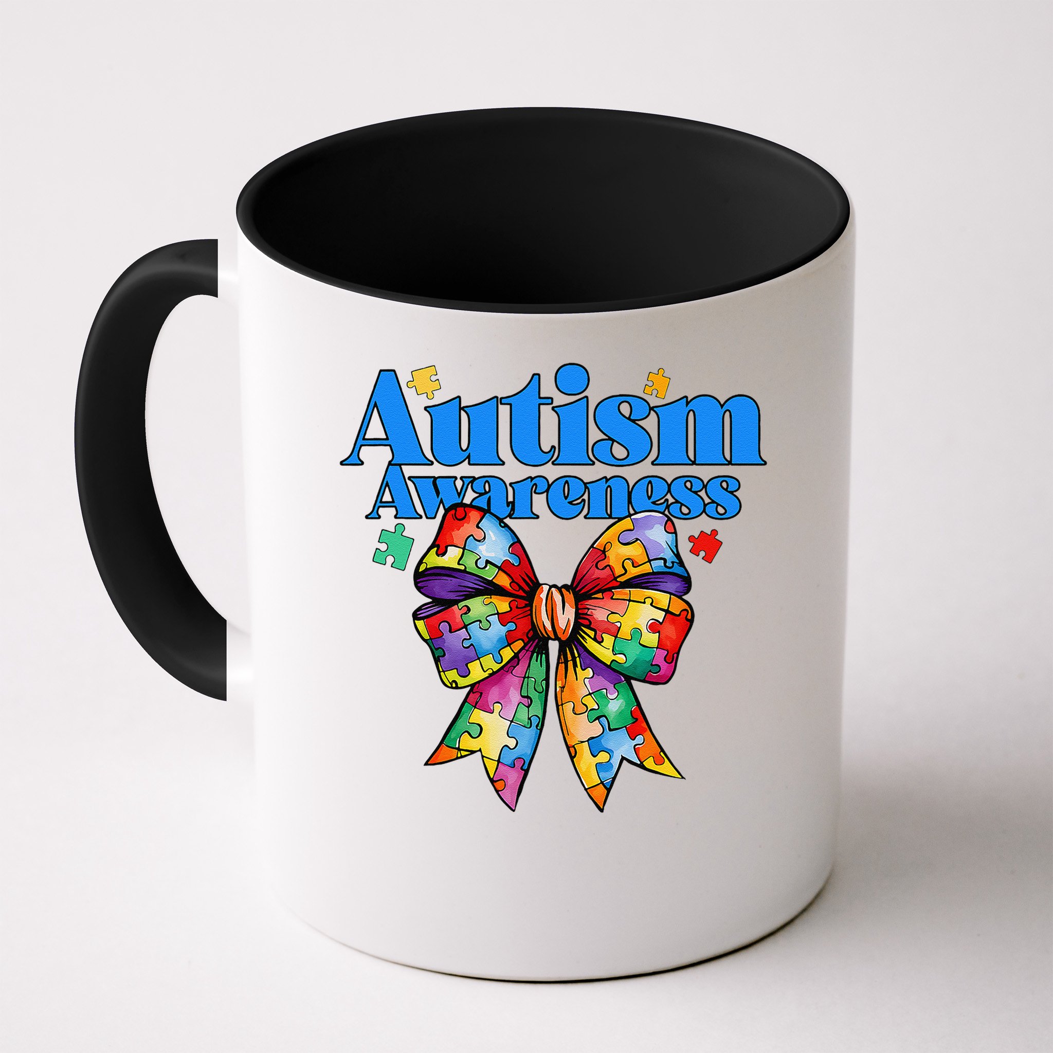 Be Kind Bow Autism Awareness Autism Support Love Mug