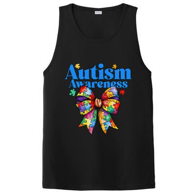 Be Kind Bow Autism Awareness Autism Support Love PosiCharge Competitor Tank