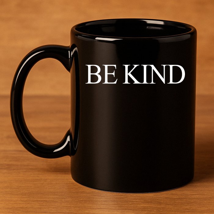 Be Kind 11oz C Handle Ceramic Mug