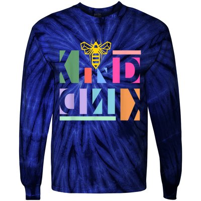 Be Kind Be A Kind Human Tie-Dye Long Sleeve Shirt