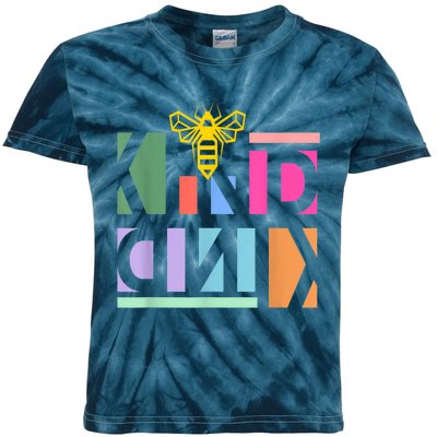 Be Kind Be A Kind Human Kids Tie-Dye T-Shirt