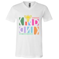 Be Kind Be A Kind Human V-Neck T-Shirt