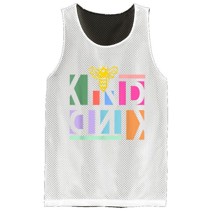 Be Kind Be A Kind Human Mesh Reversible Basketball Jersey Tank