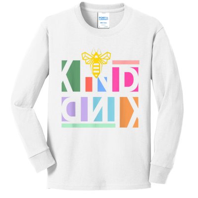 Be Kind Be A Kind Human Kids Long Sleeve Shirt