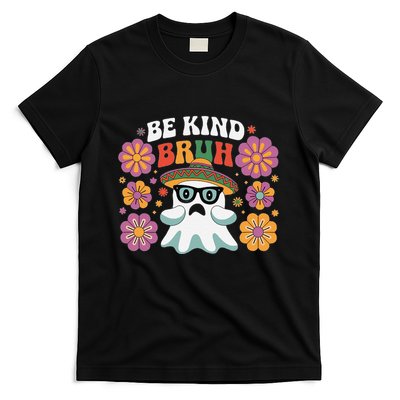 Be Kind Bruh Groovy Ghoul Unity Day Orange Women Halloween T-Shirt